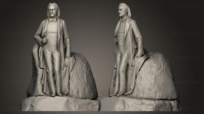Statues of famous people (STKC_0097) 3D model for CNC machine